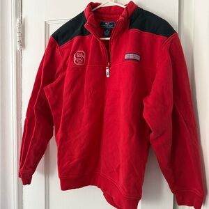 Vineyard Vines NC State University Quarterzip Sweatshirt, Size Men’s Medium used